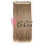 Extensie de par cu 5 Clips On delux dubla dreapta de 60 cm, Saten cu Blond Mixt 171027A613